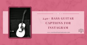 guitar captions for instagram