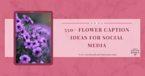 Flower Caption